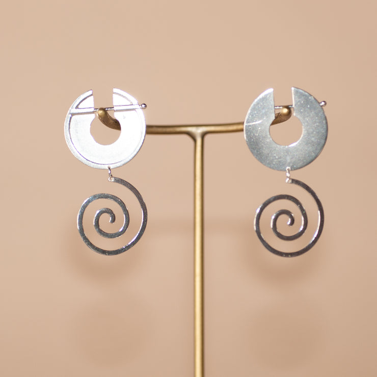 Wire spiral Hoops